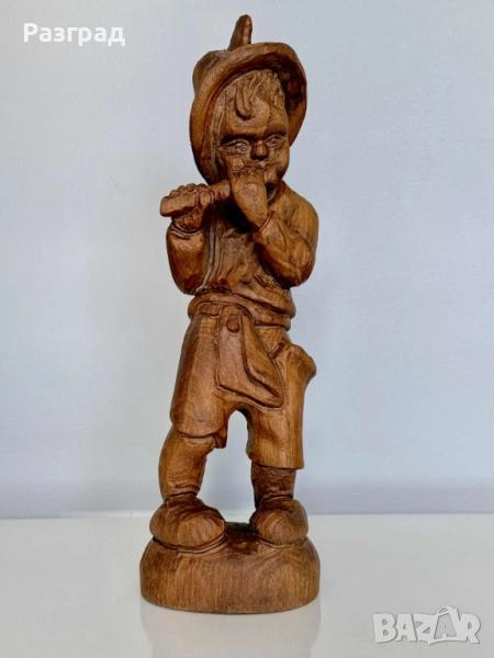 Винтидж фигурка дърворезба, снимка 1