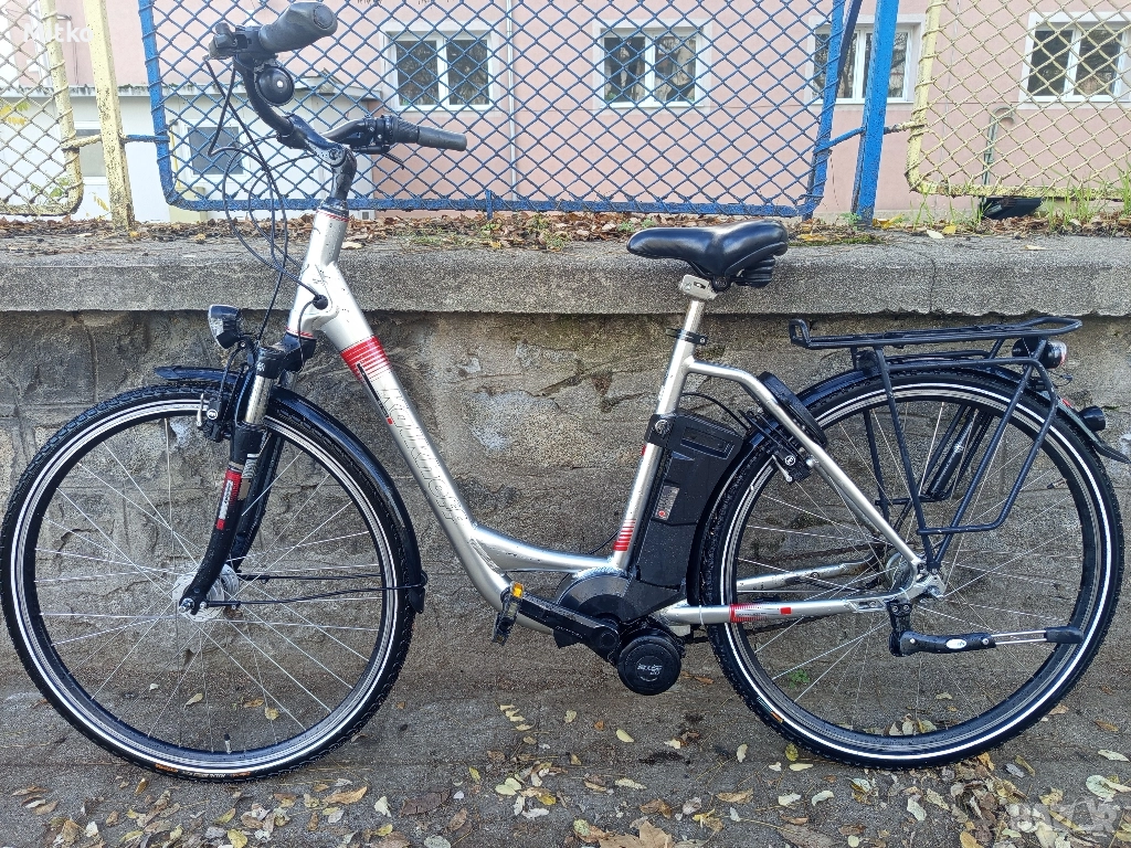 28 цола електрически алуминиев велосипед с 7 скорости усилени капли амортисьори хидравлични спирач, снимка 1