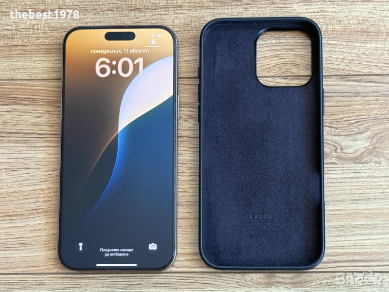 iPhone 16 Pro Max 256GB Gold Titanium/Гаранция/Батерия 100%/Като Нов, снимка 1