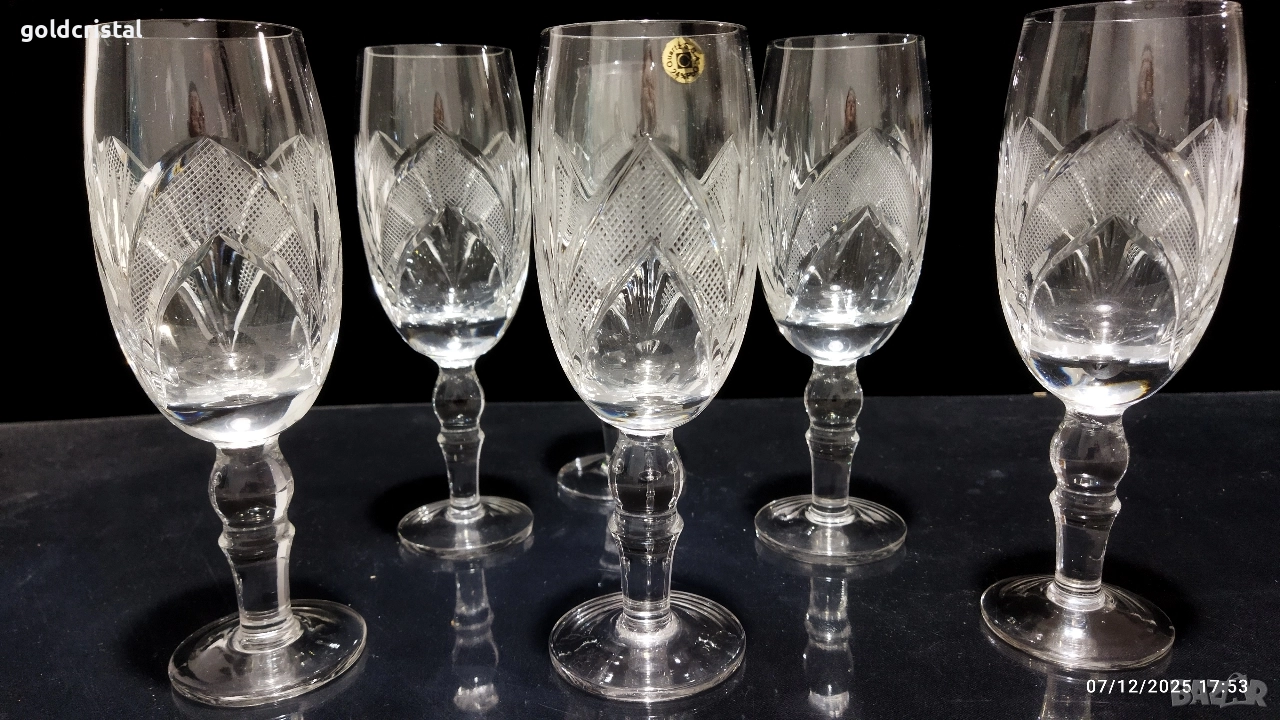 Кристални чаши за вино Рамона , снимка 1