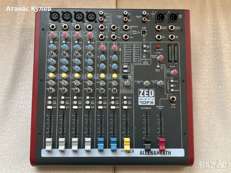 Миксер Allen & Heath ZED60-10F пулт, смесител, снимка 1