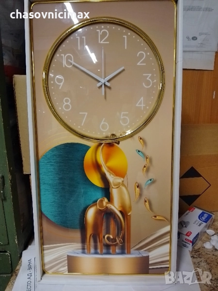 стенен часовник59см.54, снимка 1
