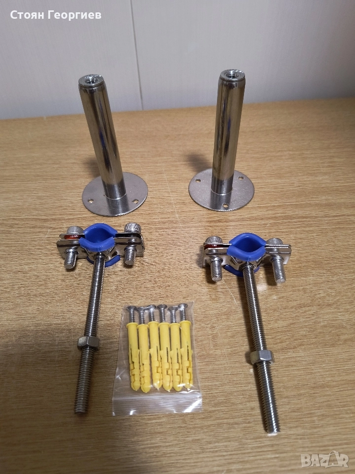 ClazTyict Опори за тръби от неръждаема стомана, снимка 1