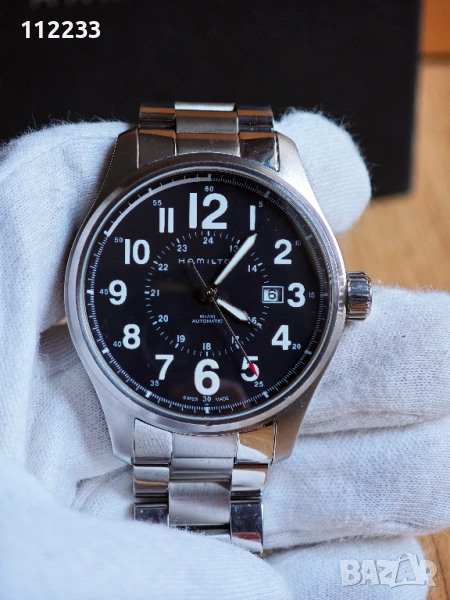 БАРТЕР Hamilton Khaki Field Officer Auto, снимка 1