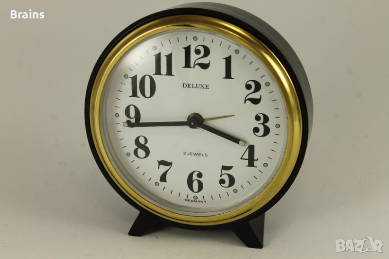  Стар Немски Туристически Будилник DELUXE от 1960-те, снимка 1