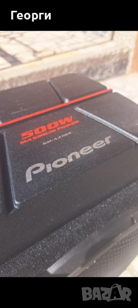 Усилвател PIONEER GM-3702 500 W, БРОЙ КАНАЛИ 2, снимка 1