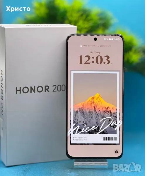 ГАРАНЦИОНЕН!!! Honor 200, 12GB, 512GB, Black, снимка 1