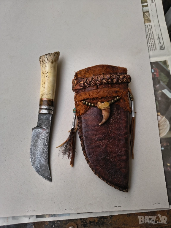 Дамасков нож уникат, снимка 1