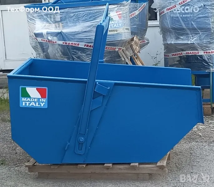 Кюбел / кош / корито за насипни товари / отпадъци, самоизсипващ,налични., снимка 1