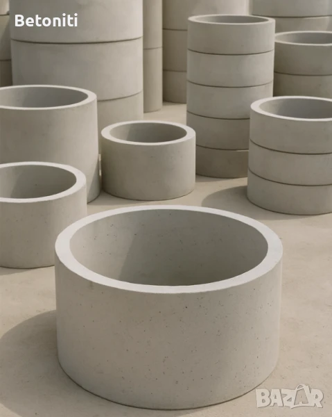 Бетонни пръстени и капаци за шахти , снимка 1