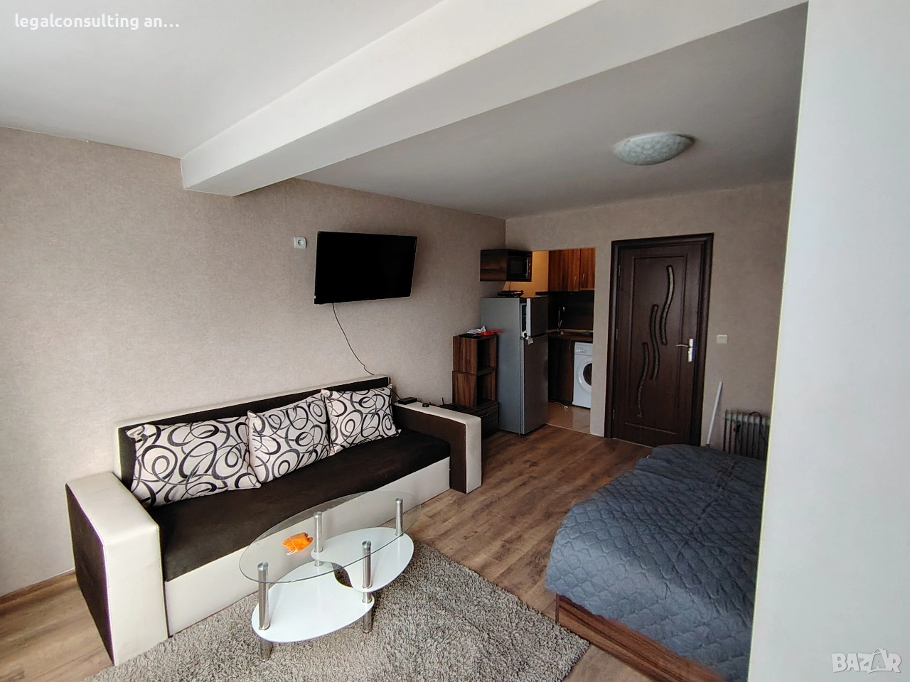 Едностаен, Център, ремонтиран, обзаведен, за Ч. Л - 480 EUR. , снимка 1