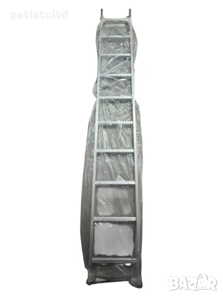 Стълба единична - 10 стъпла - 2,80 метра - алуминиева, снимка 1