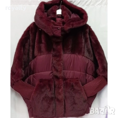 Италианско дамско яке ВИНЕНО ЧЕРВЕНО, снимка 1