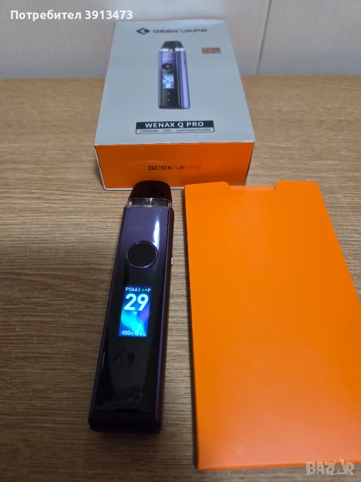 Чисто ново вейп устройство Geekvape Wenax Q Pro , снимка 1