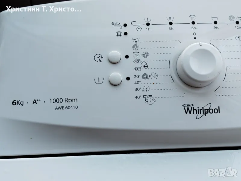 Пералня Whirlpool AWE 60410, снимка 1