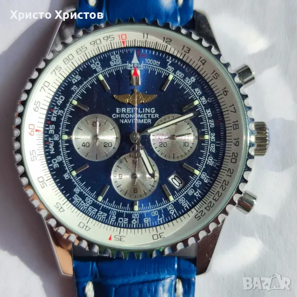 Мъжки луксозен часовник Breitling Chronometer Navitimer, снимка 1