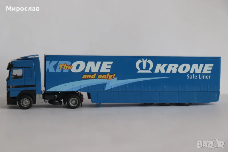 AMW 1:87 H0 MERCEDES BENZ ACTROS КАМИОН TIR МОДЕЛ ВЛЕКАЧ, снимка 1