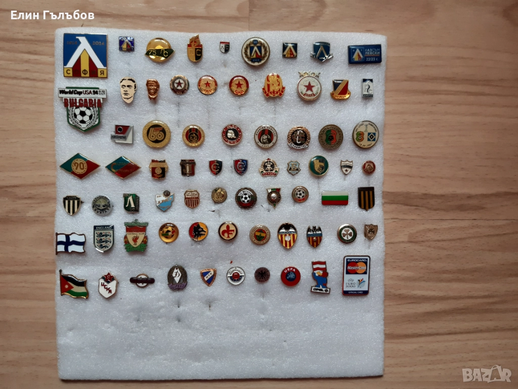 Колекционерски футболни значки, снимка 1