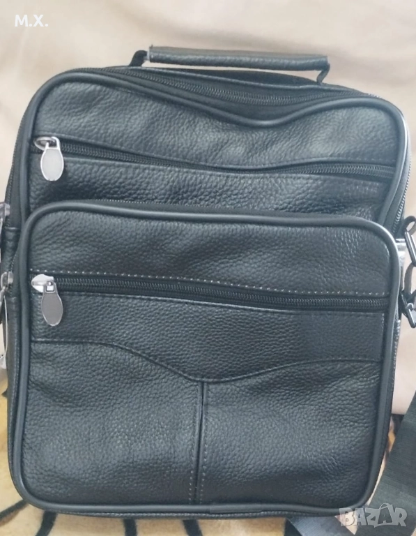 Чисто нова мъжка кожена чанта , снимка 1