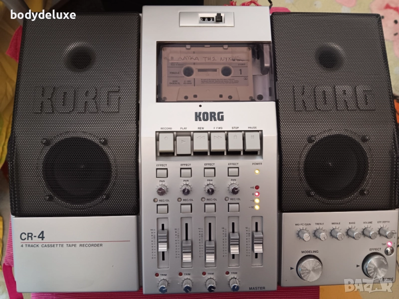 KORG CR-4 track cassette tape recorder , снимка 1