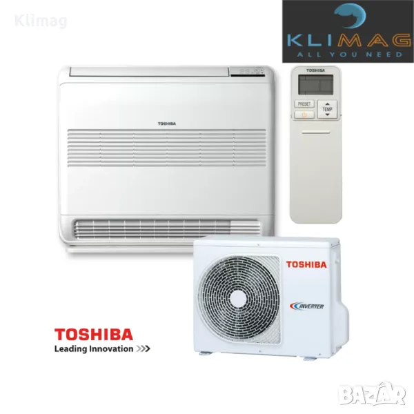 Подов климатик Toshiba Bi-flow RAS-B18J2FVG-E1  RAS-18PAVSG-E, 18000 BTU, снимка 1