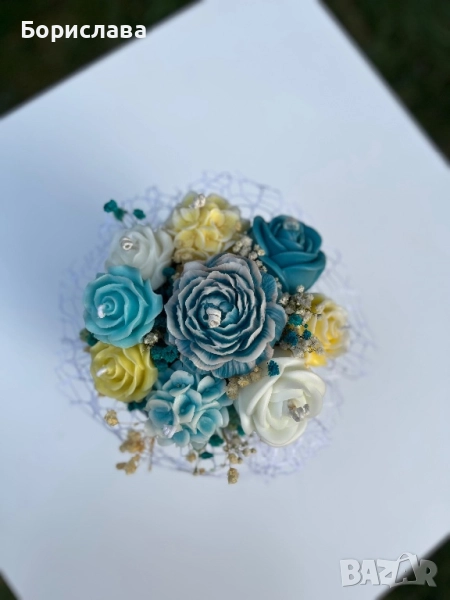 Букет от соеви свещи , снимка 1