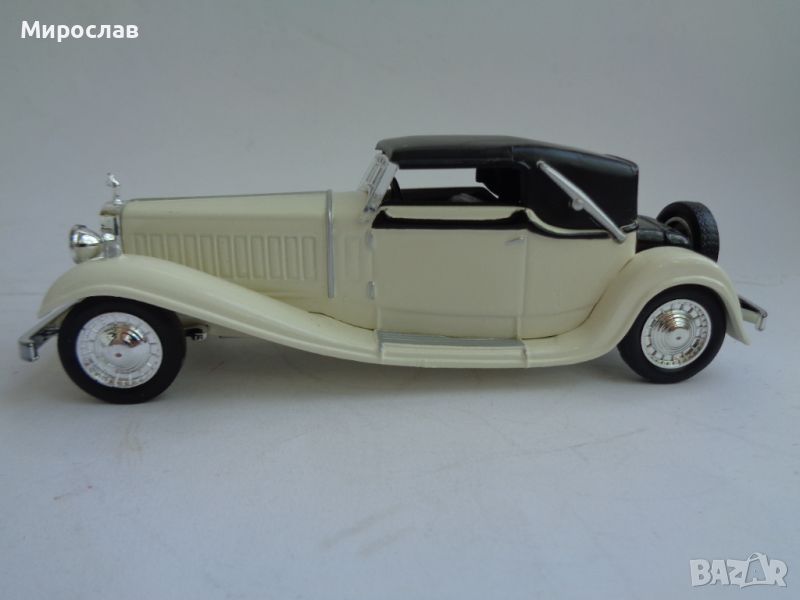 1:43 DEL PRADO BUGATTI ROYALE ИГРАЧКА КОЛИЧКА РЕТРО МОДЕЛ, снимка 1