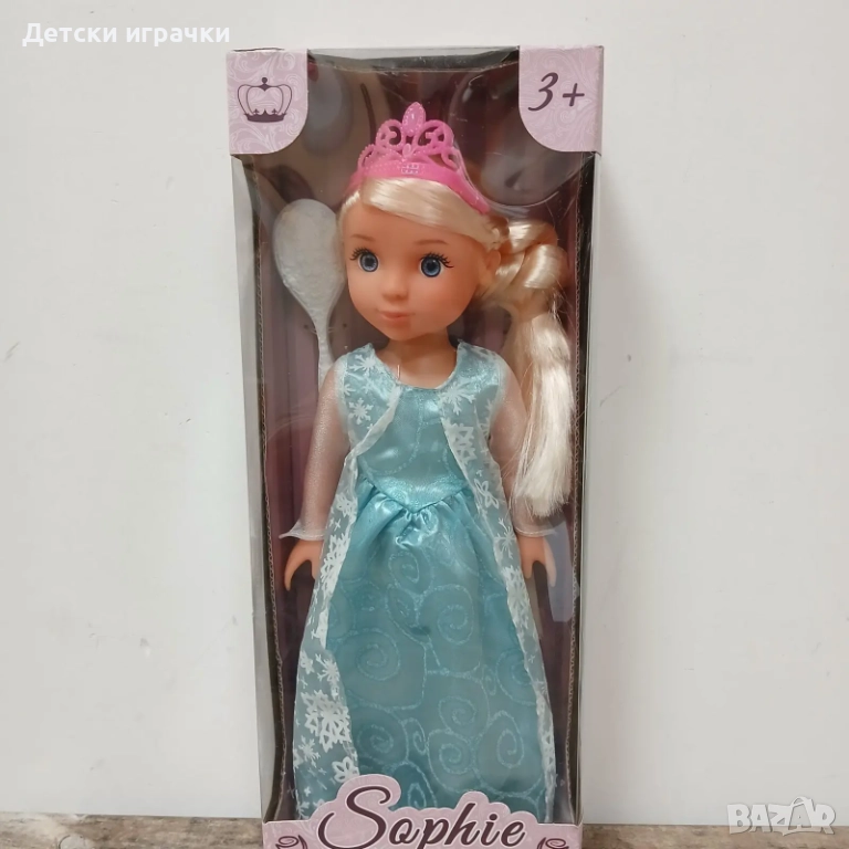 Кукла принцеса / фея 36см с четка за коса , снимка 1