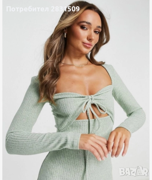 Плетена Рокля NaKd - XS Нова с етикет, снимка 1