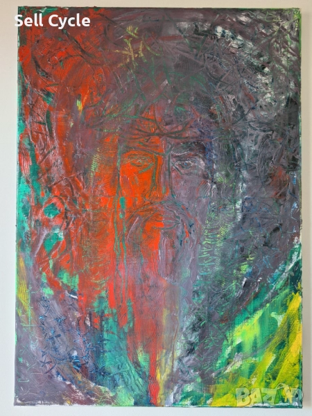 ✅КАРТИНА МАСЛО - МАТЕЯ - 50/70 СМ.❗, снимка 1