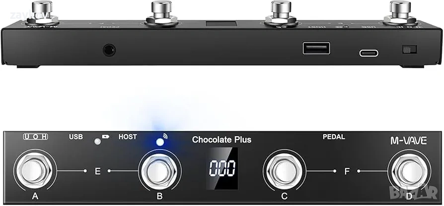 M-VAVE Chocolate Plus Програмируем безжичен MIDI контролер, 4-бутонен безжичен MIDI контролер, снимка 1