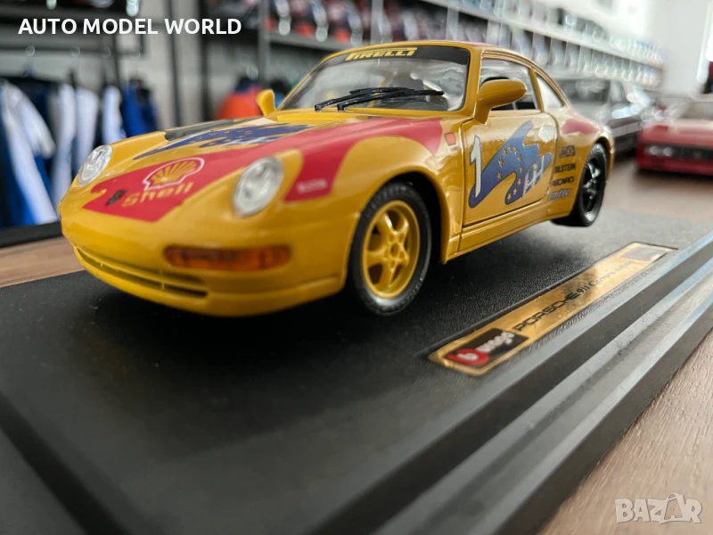 Метална колекционерска количкa BBURAGO PORSCHE 911 959 мащаб 1:24, снимка 1