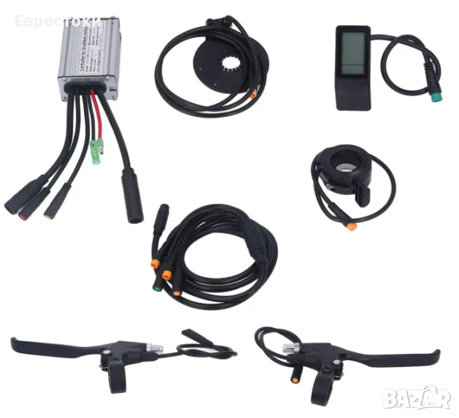 Комплект контролер за мотор Alomejor за електрически велосипед, за скорост 36V/48V 15A с комплект , снимка 1