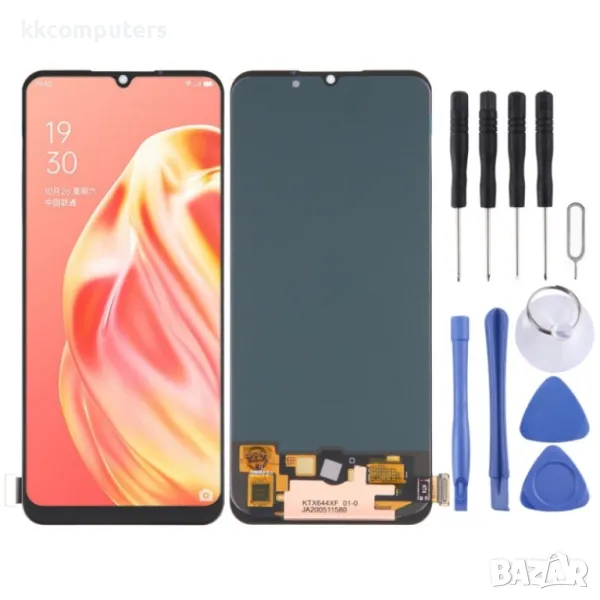 LCD Дисплей и Тъч Скрийн за OPPO Reno3 4G / Reno3 5G / Reno3 Youth / A91 / F15 / F17 / A73 4G / Find, снимка 1