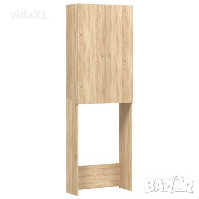 vidaXL Шкаф за пералня, дъб сонома, 64x25,5x190 см(SKU:808416, снимка 1