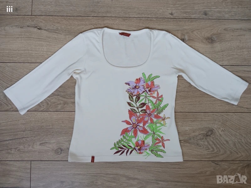 Блуза от памучно трико, размер M/L, снимка 1