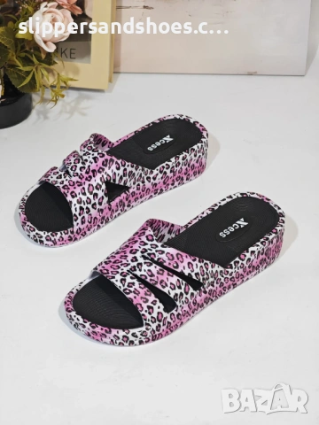 Дамски чехли на платформа 36/41, снимка 2 - Джапанки - 53521472