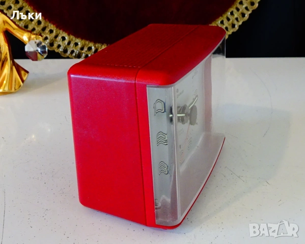 Настолен часовник с аларма,будилник Junghans. , снимка 2 - Антикварни и старинни предмети - 53816975