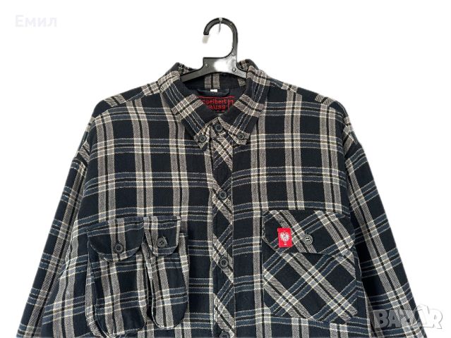 Мъжка риза тип яке Engelbert Strauss, Размер L, снимка 3 - Якета - 45374618