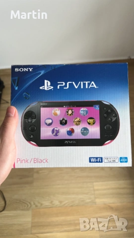 Sony PS Vita PCH-2000 Black/Pink Value Pack CIB(Complete in Box) 128GB, снимка 14 - PlayStation конзоли - 53588100
