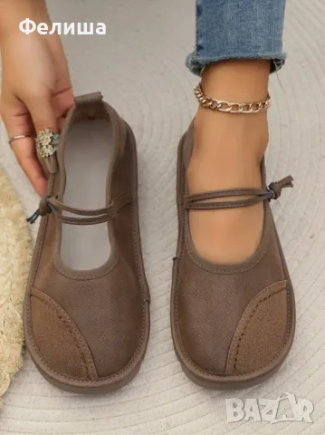 Удобни Ежедневни Меки Леки Обувчици от Варена Кожа // 39 номер - Стелка: 24.95 cm, снимка 2 - Дамски ежедневни обувки - 50121519