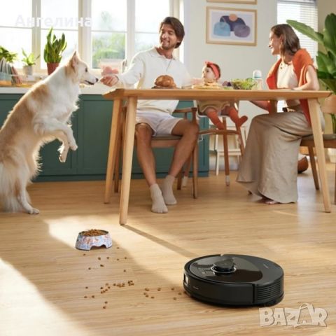 Прахосмукачка робот Xiaomi Roborock Q8 Max черен, снимка 4 - Прахосмукачки - 46658619