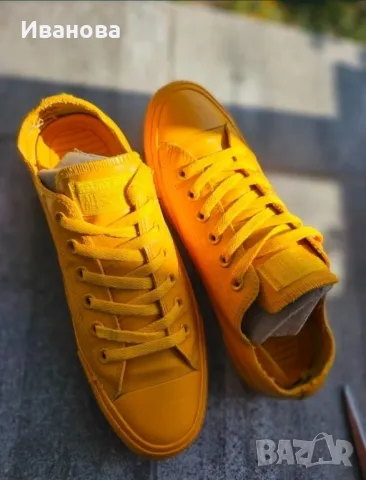 Converse Ctax мъжки жълти кецове, снимка 5 - Маратонки - 50196544