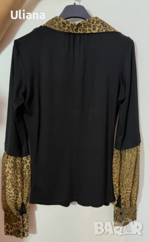 Дамска блуза/риза с леопардов принт, снимка 4 - Ризи - 51784587