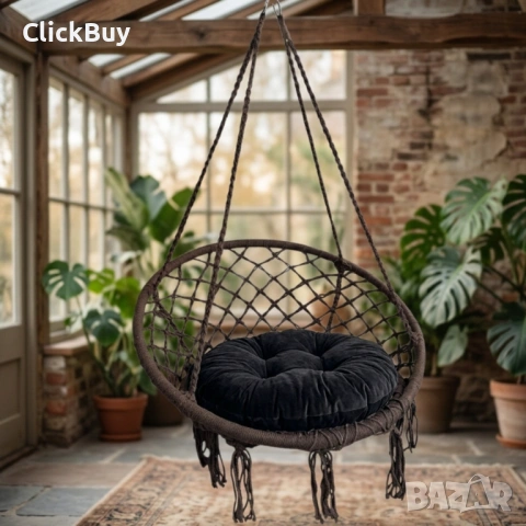 Висяща градинска люлка, снимка 7 - Градински мебели, декорация  - 54235708