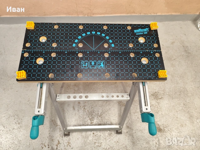 Мултифункционална работна маса със стеги Wolfcraft Master 200, 300-450х645х800 мм, 180 кг, снимка 4 - Други инструменти - 53749891