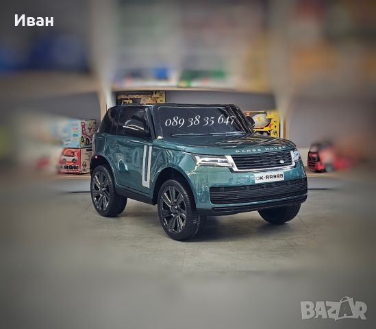 ТОП ЦЕНА!НОВО!Акумулаторен джип RANGE ROVER с 24Vбатерия,Bluetooth,EVA