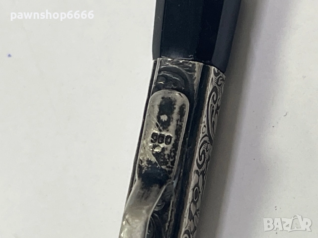 Старинен механичен молив – сребърен корпус (проба 900), снимка 9 - Антикварни и старинни предмети - 52691359