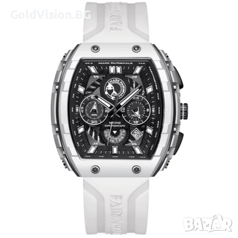 Мъжки часовник Mark Fairwhale – White + ПОДАРЪК