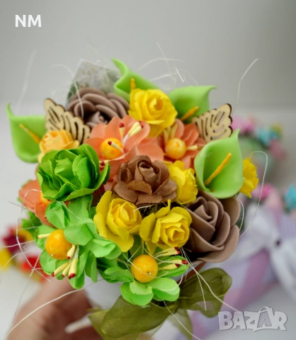 Вечни мини букети - НАЛИЧНИ!, снимка 2 - Декорация за дома - 52648389